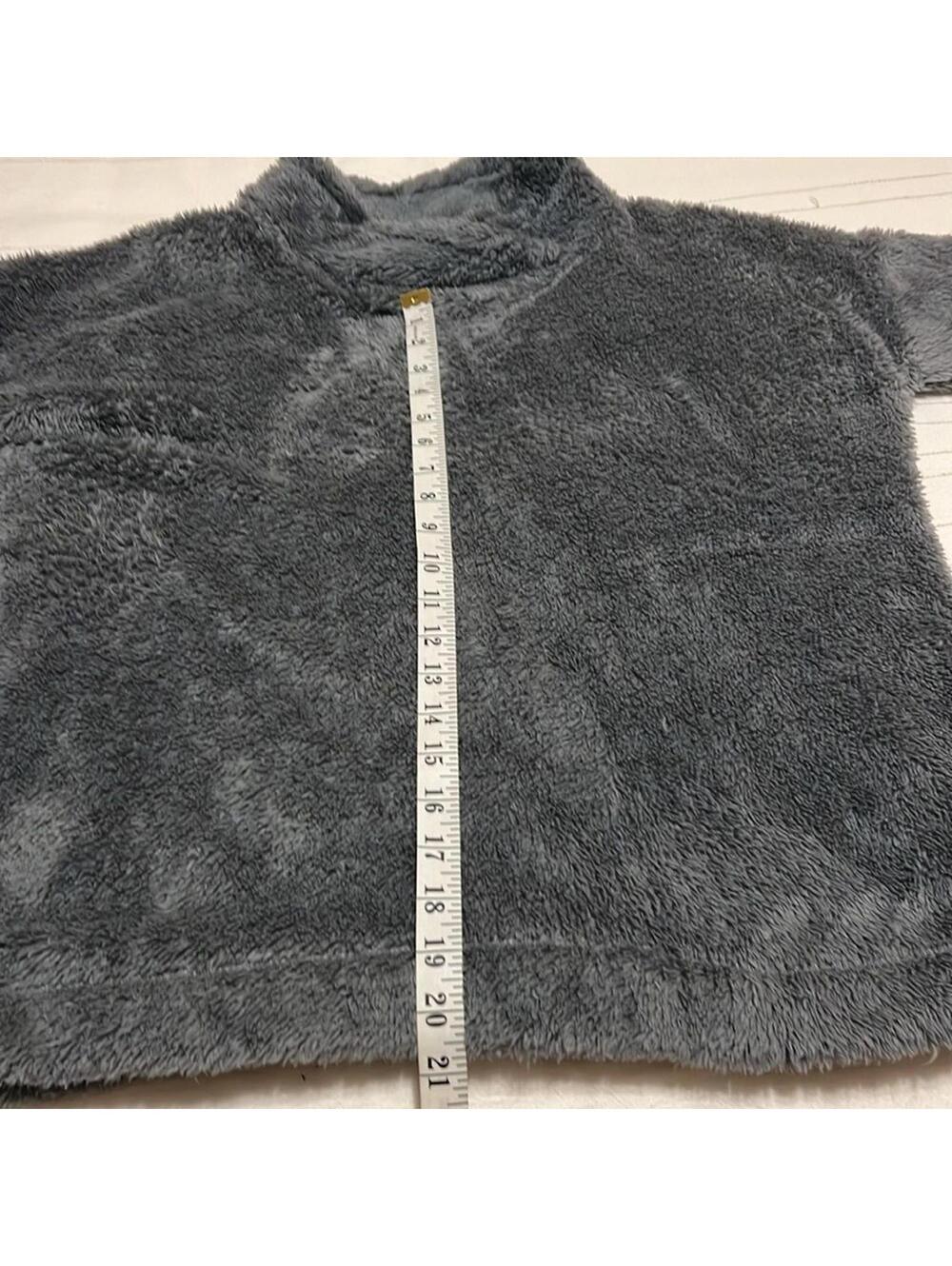 Jane and Bleecker Cream Faux Fur Sweater Top Size S Like New - Picture 4 of 7